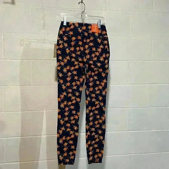J. Crew Weekend High Rise 7/8 Legging XS Poppy Fields Casual Comfy Floral - Picture 7 of 10